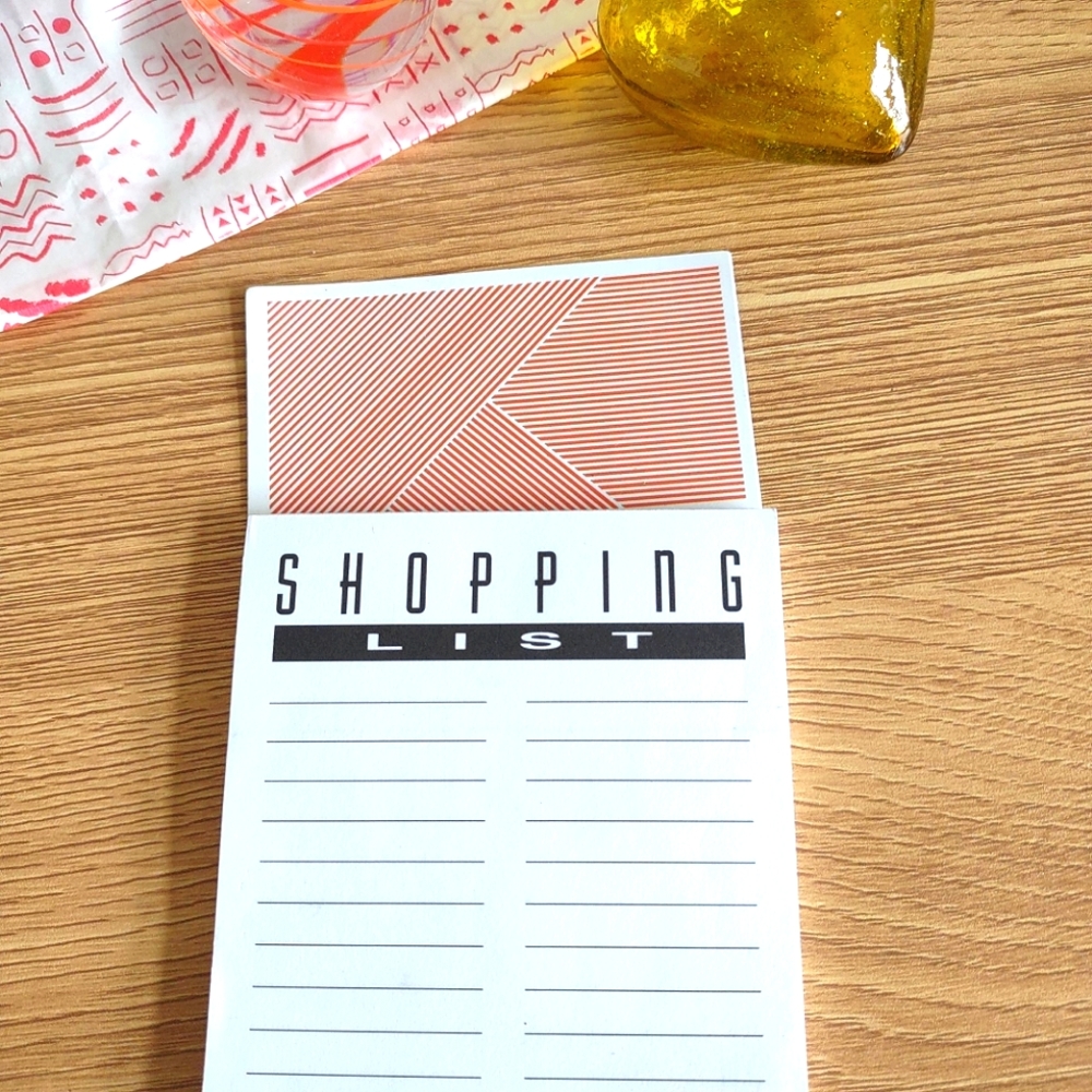 Shopping List Notepad with Magnet ♥️🤍